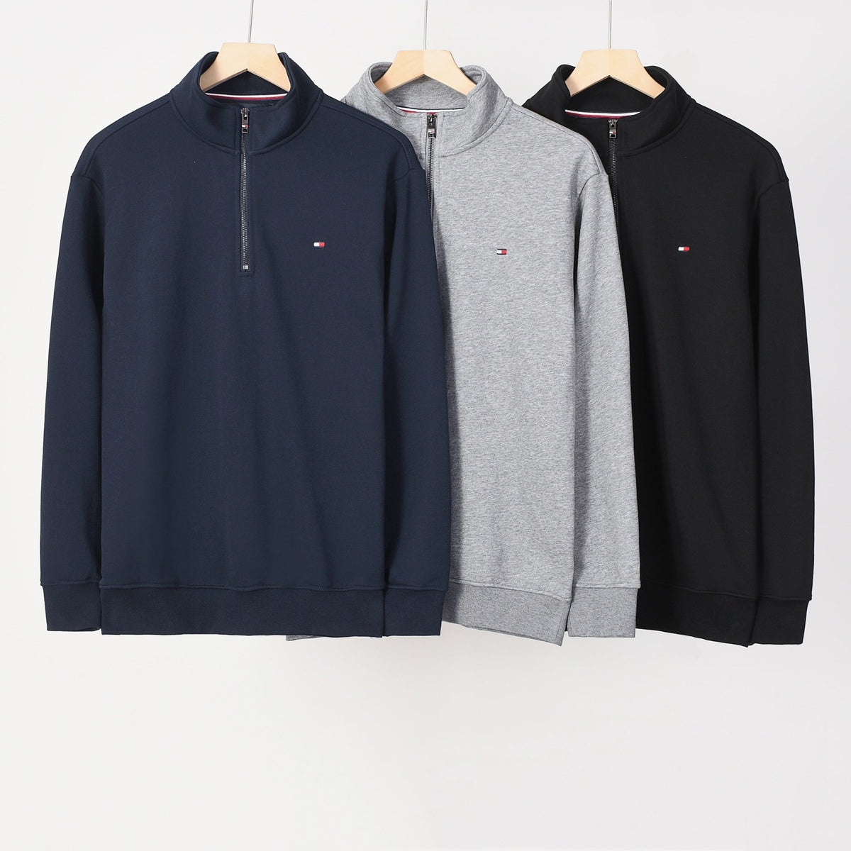 603Half ZipStand Collar Sweatshirt