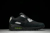 【250】FQ2377-001 AIR MAX 90 RETRO AIR CUSHIONED RUNNING SHOES BLACK/LIGHT GRAY/GREEN