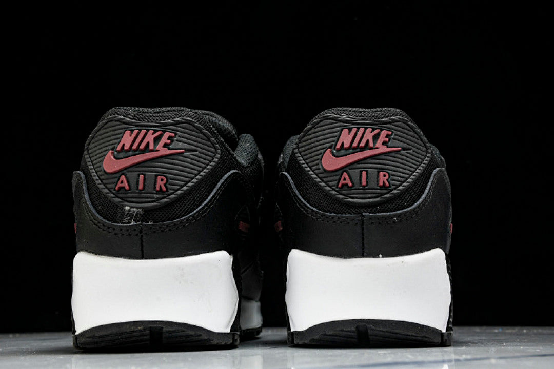 CH8490-001 AIR MAX 90 TRENDY COUPLE LOW TOP AIR CUSHIONED CASUAL BLACK/DARK GRAY/WHITE