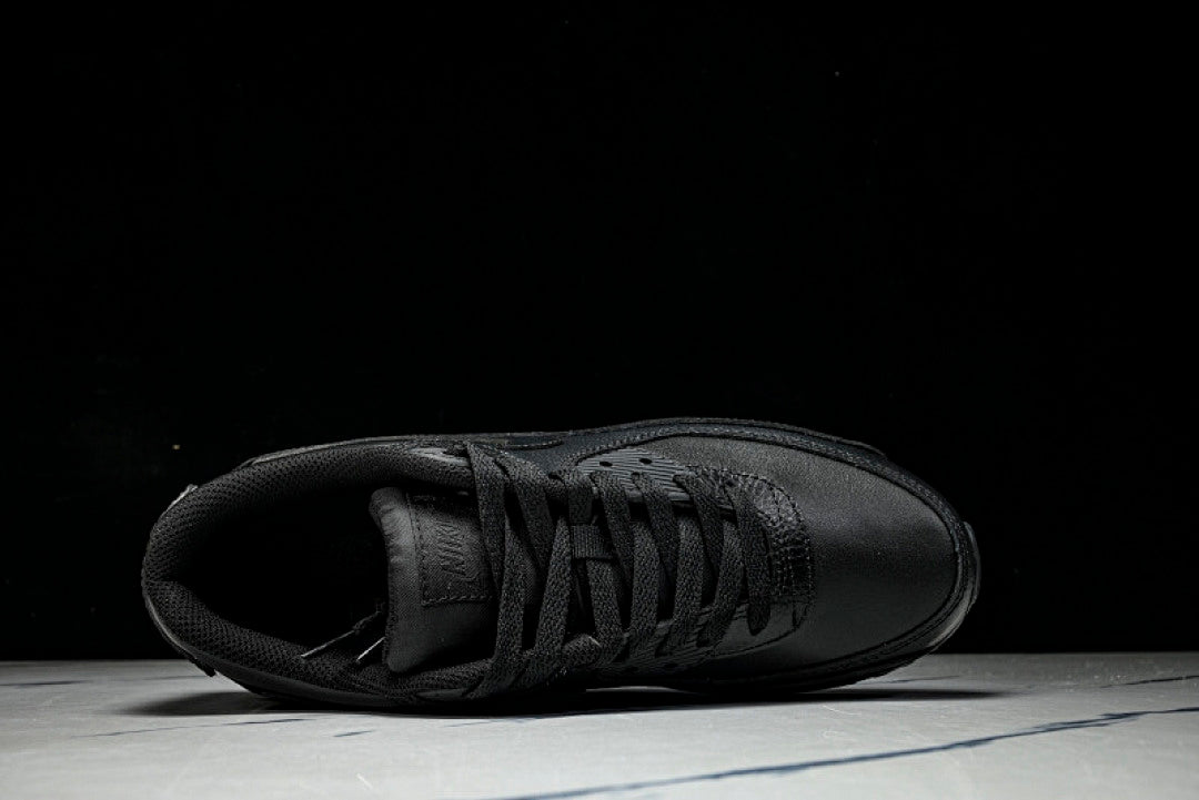 CZ5594-001 AIR MAX 90 LTR CLASSIC SPORTS SHOES FOR MALE AND FEMALE COUPLES BLACK/INKINESS
