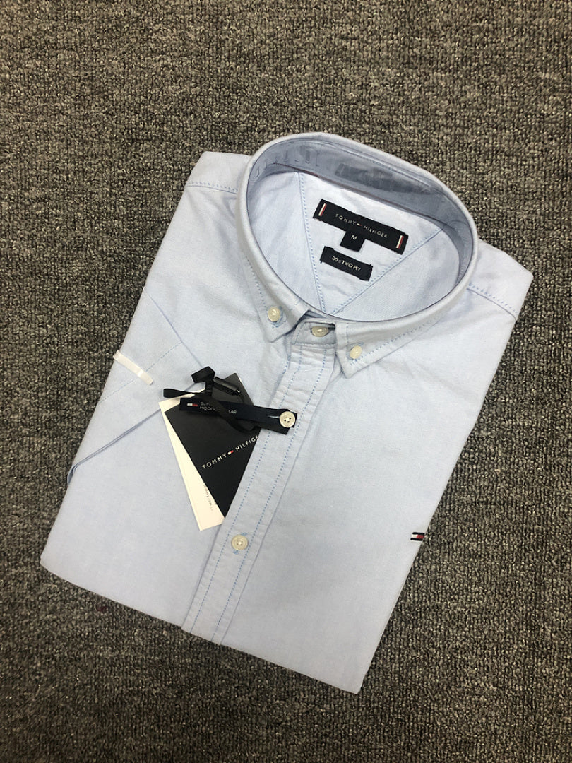 HA614#TommyShort Sleeve (Two-Ply Fine Oxford)