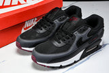 CH8490-001 AIR MAX 90 TRENDY COUPLE LOW TOP AIR CUSHIONED CASUAL BLACK/DARK GRAY/WHITE