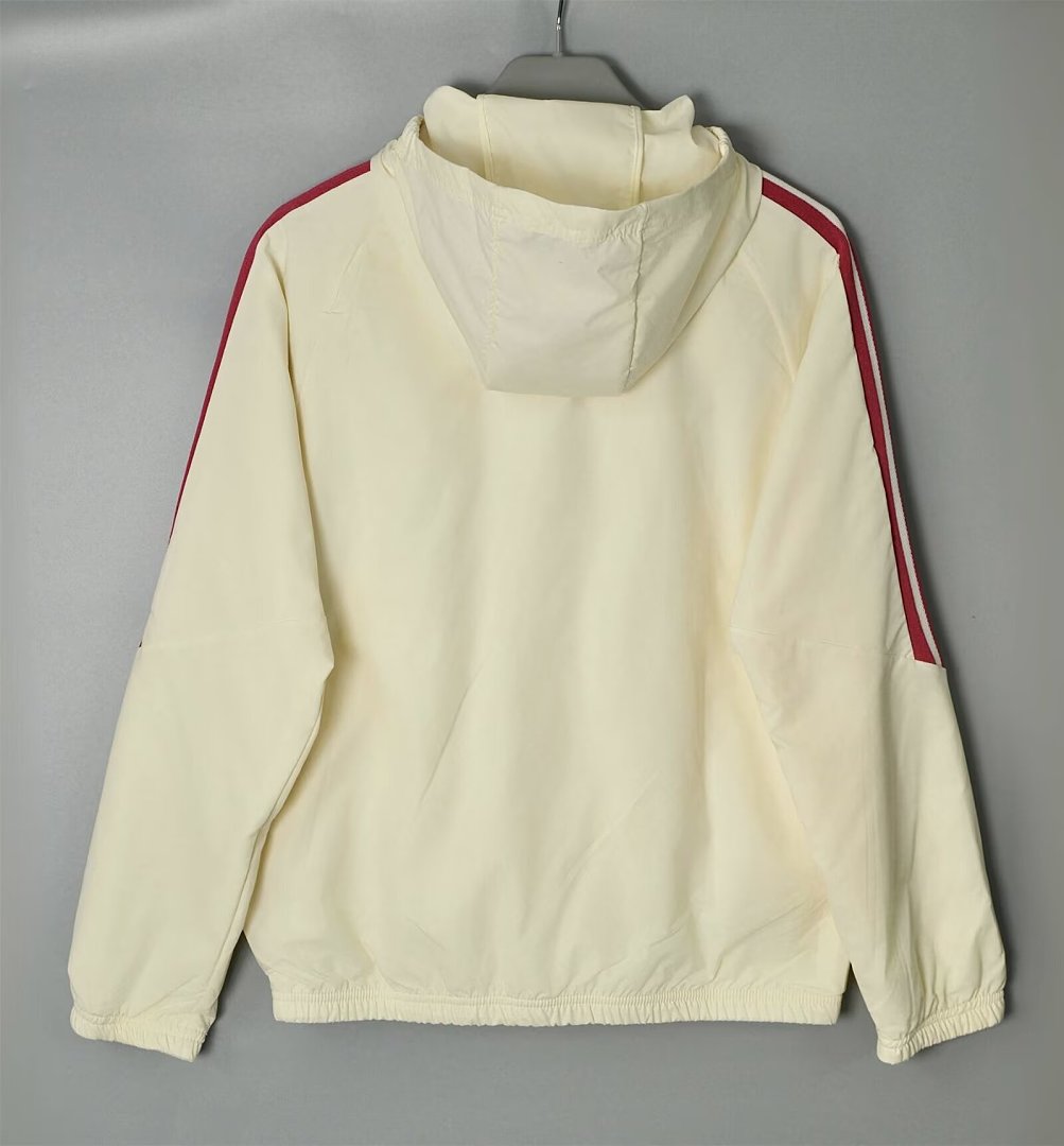 Real Madrid Cream & Pink Windbreaker