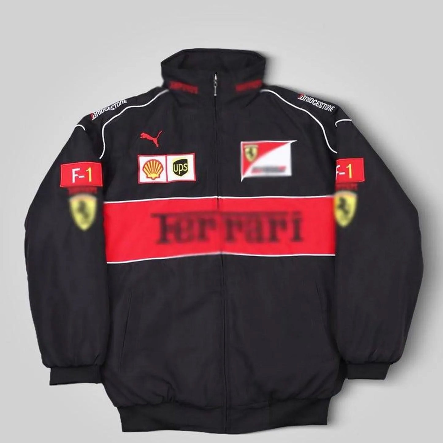 Ferrari Black Bomber Jacket