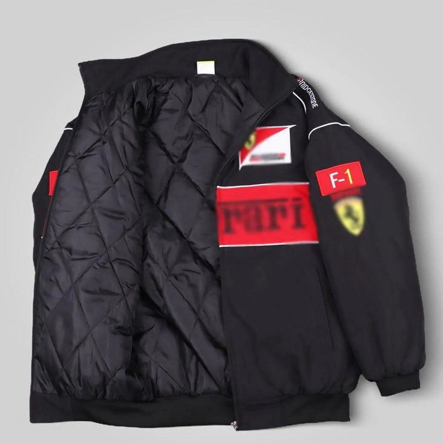 Ferrari Black Bomber Jacket