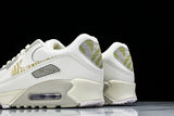 AJ1285-018 AIR MAX 90 TRENDY COUPLE LOW TOP AIR CUSHIONED CASUAL WHITE/LIGHT GRAY/BEIGE