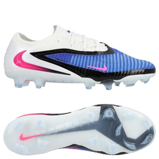 Nike Phantom 6 Elite Low Cut FG Attack - Racer Blue/Pink Blast/White