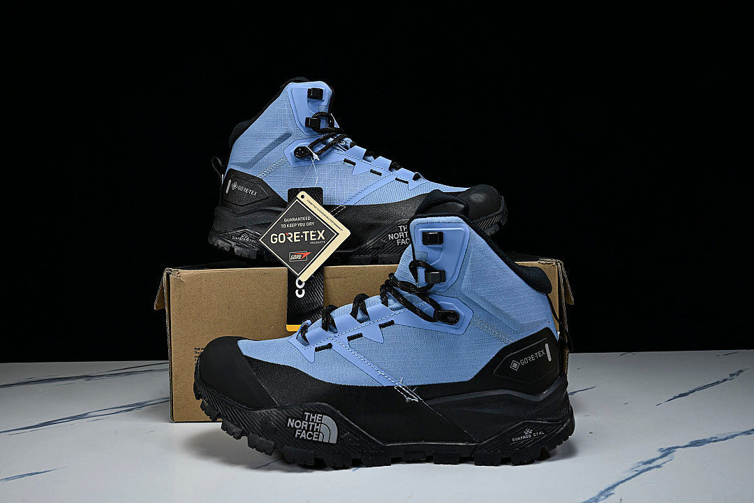 THE NORTH FACE SUMMIT OFFTRAIL GORETEX MEN'S HIKING SHOES LIGHT BLUE/BLUE