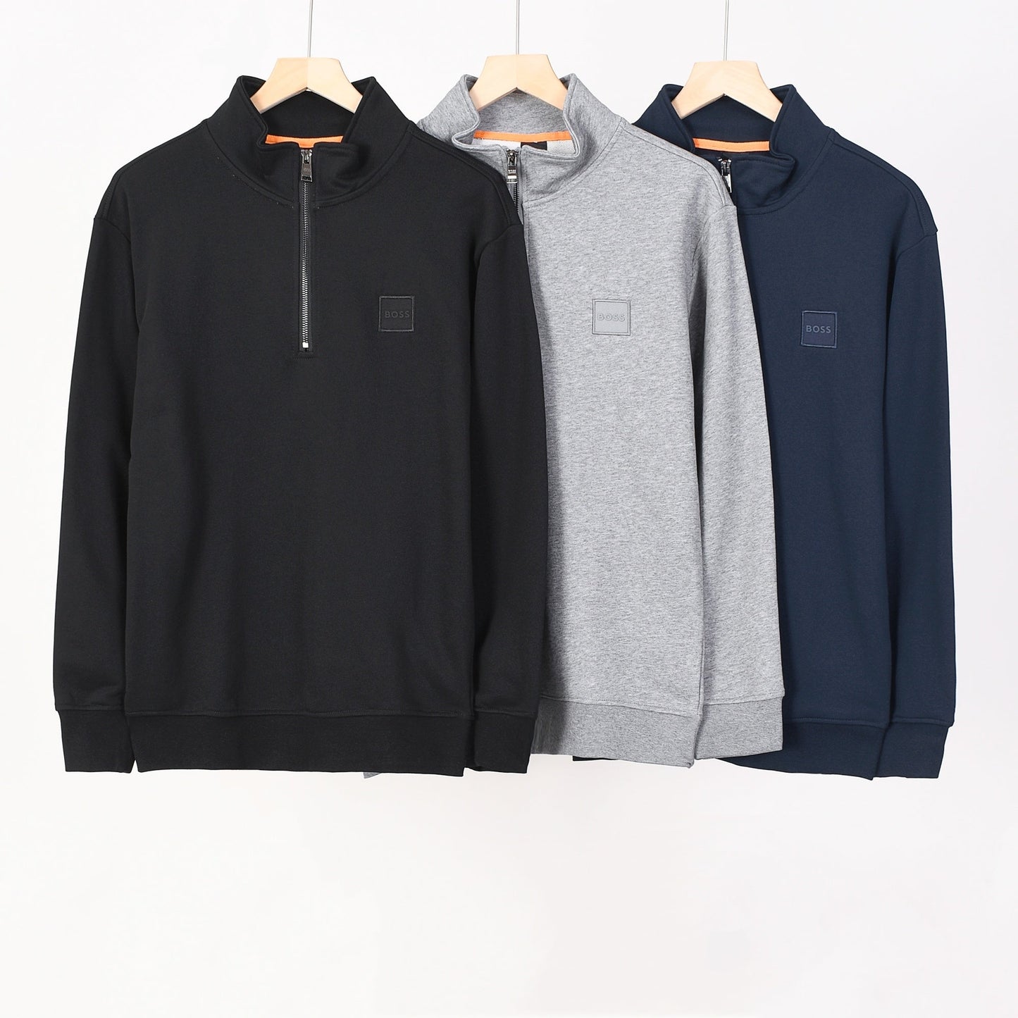 Boss Half-Zip Stand-Collar Sweatshirt 600