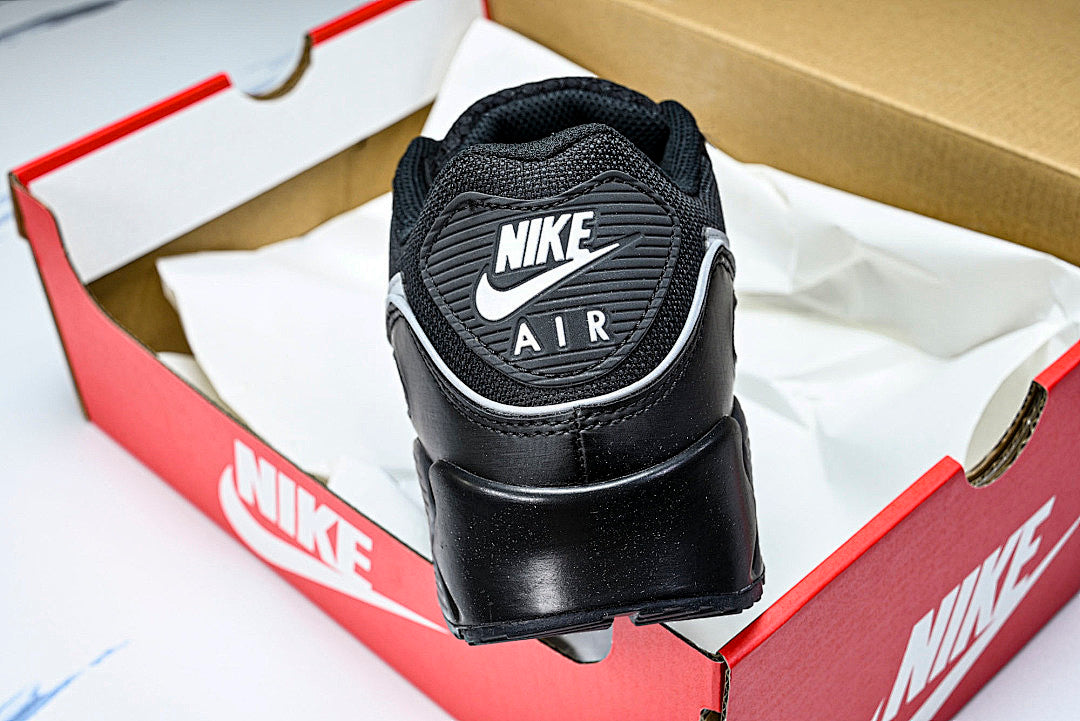 HV4517-002 AIR MAX 90 LTR CLASSIC MEN'S SPORTS SHOES BLACK/LIGHT GRAY