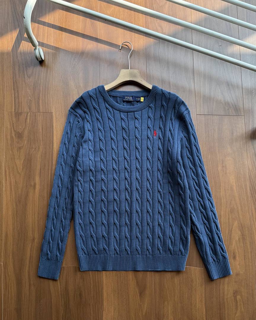 Ralph Lauren Cable-Knit Crew-Neck Sweater RL2501