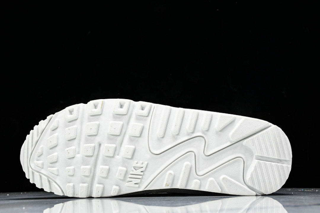 【240】HF3835-100 AIR MAX 90 TRENDY COUPLE LOW TOP AIR CUSHIONED CASUAL WHITE/BLACK