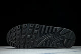 IF0670-002 AIR MAX 90 RETRO AIR CUSHIONED RUNNING SHOES BLACK/ANTHRACITE/SKY BLUE