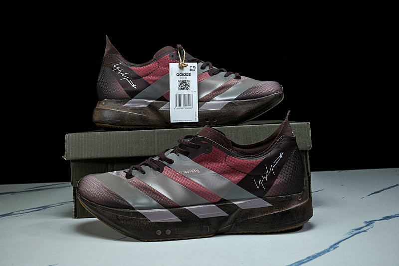 KI7791 Y-3 ADIOS PRO 4 NIGHT RED/WARM CLAY/ACTIVE MAROON