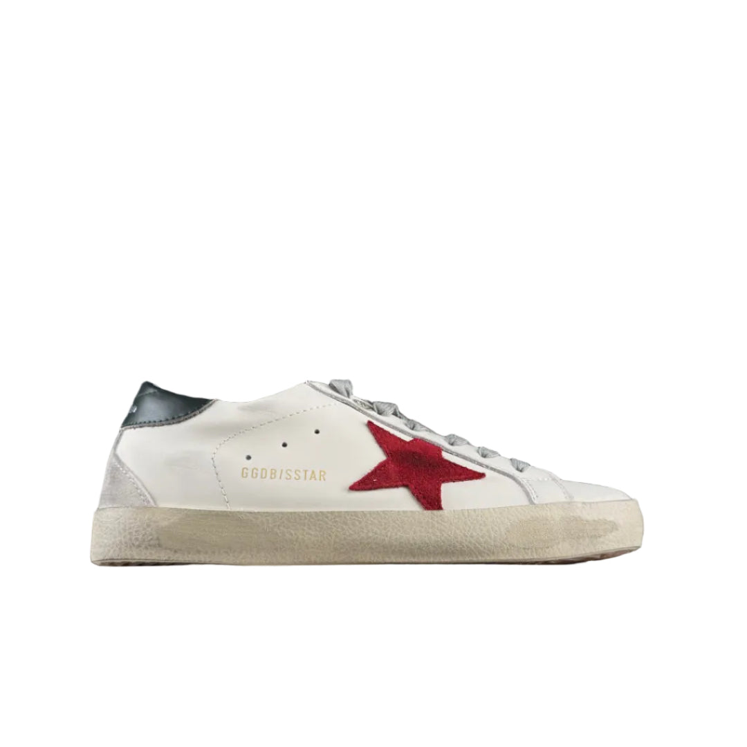 Golden Goose Superstar Red Suede Star