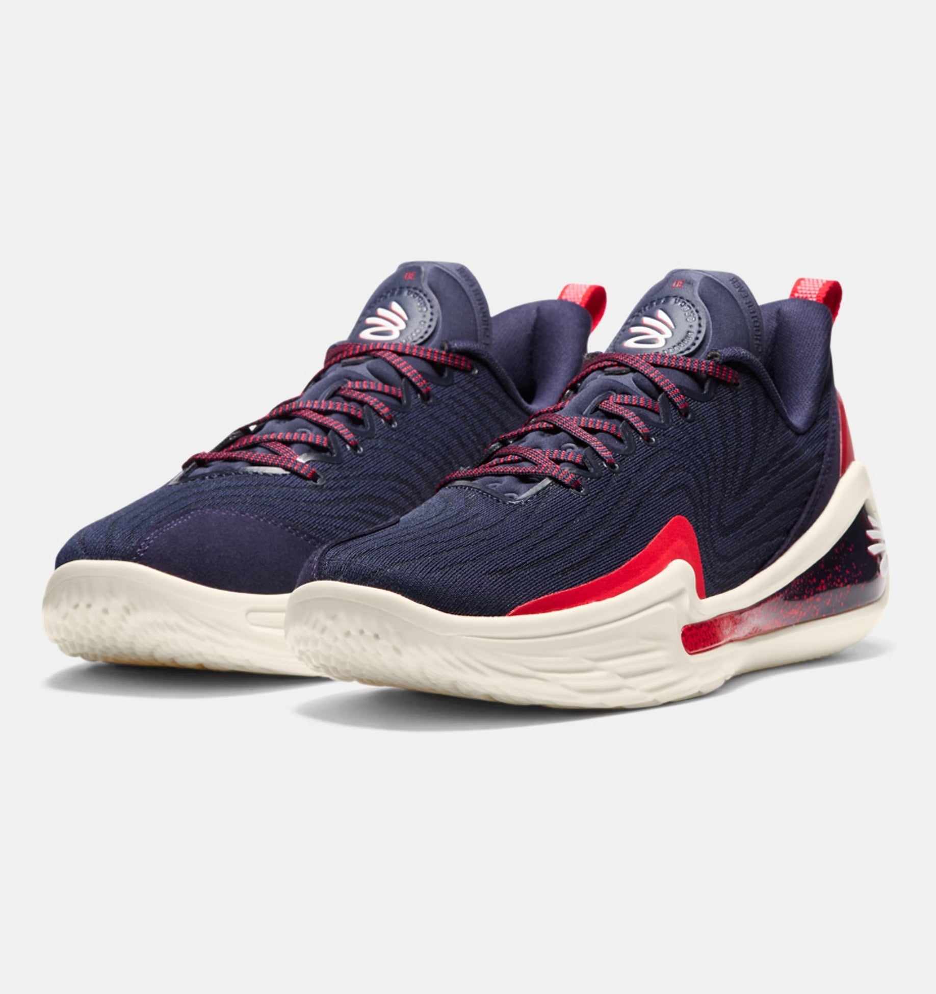 Unisex Curry 12 'USA' Basketball Shoes Midnight Navy / White / Red - 410