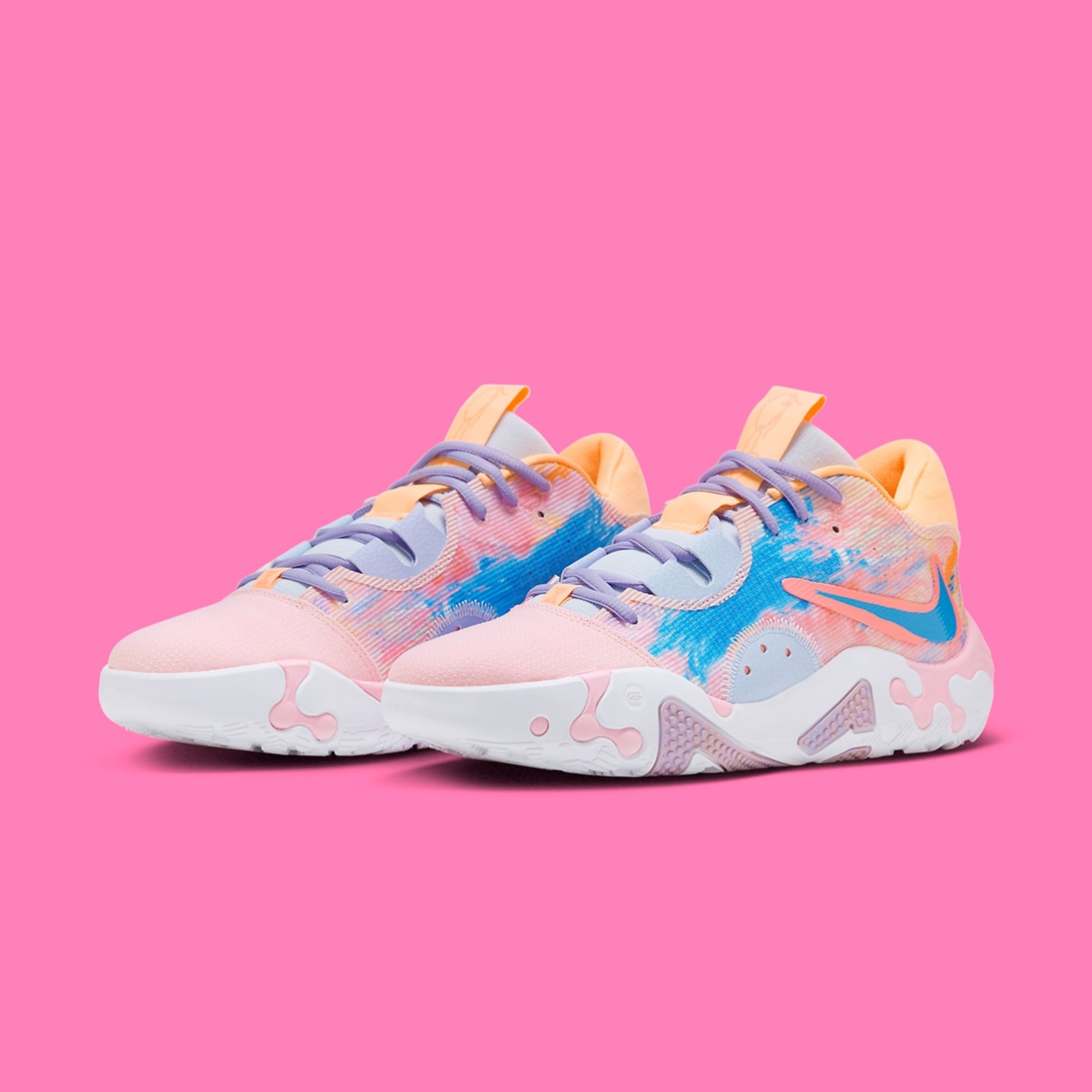 Nike PG6 painted swoosh shoes