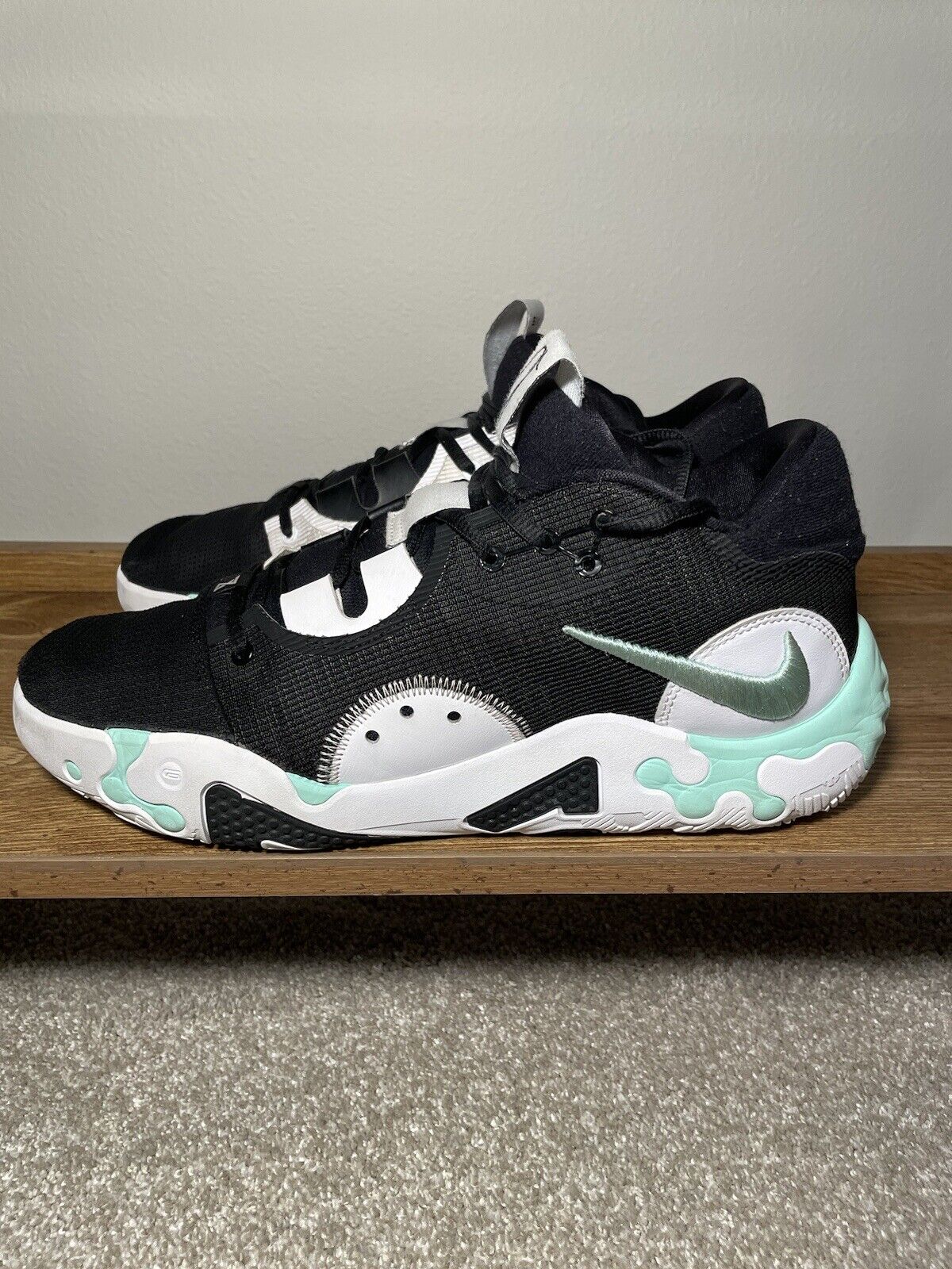 Nike PG6 Black and mint green shoes