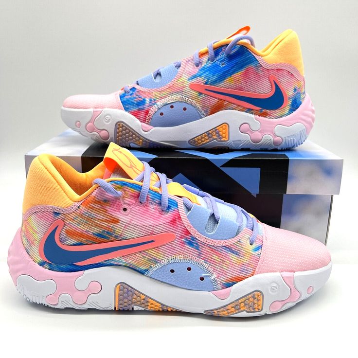 Nike PG6 painted swoosh shoes