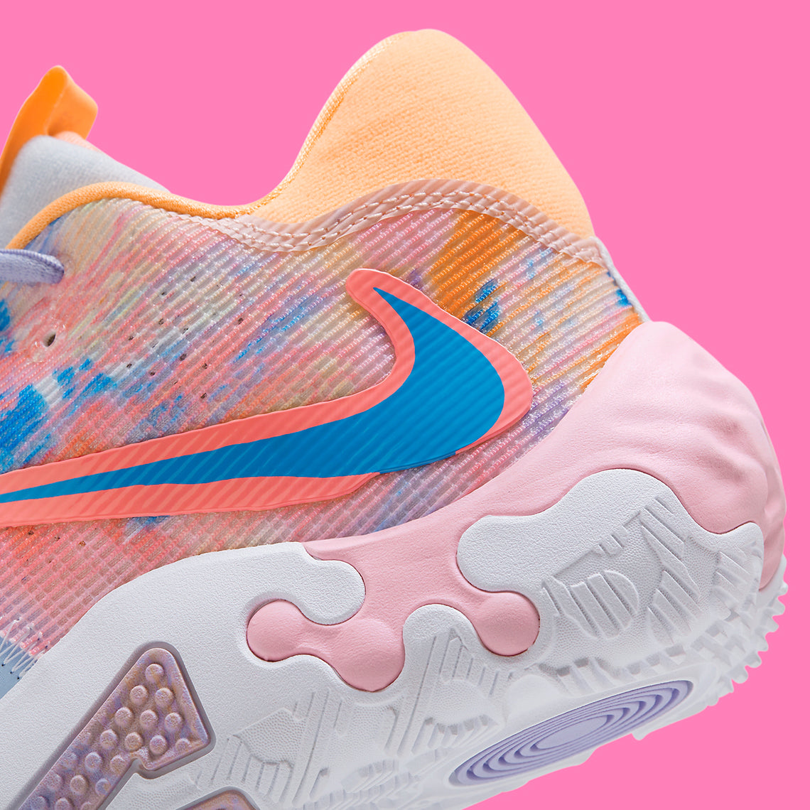 Nike PG6 painted swoosh shoes