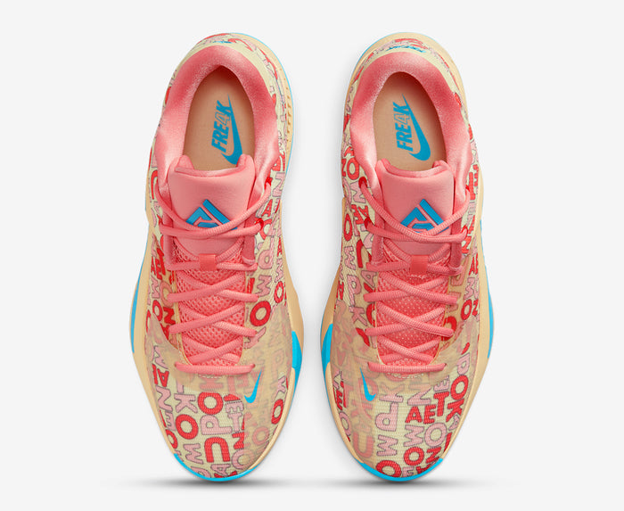 Nike Zoom Freak 4 letter bros vanilla lightning