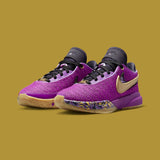 Nike lebron 20 purple/yellow