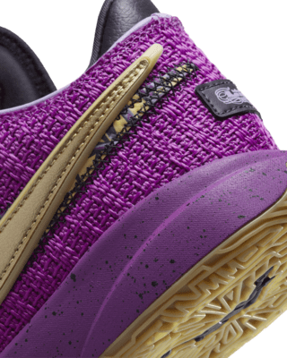 Nike lebron 20 purple/yellow