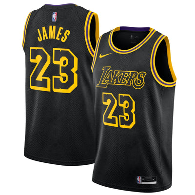 Los Angeles Lakers LeBron James black jersey