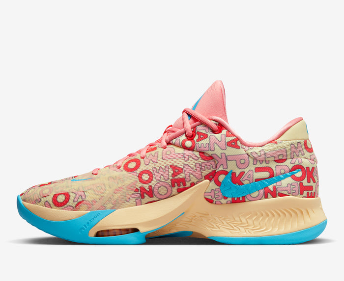 Nike Zoom Freak 4 letter bros vanilla lightning