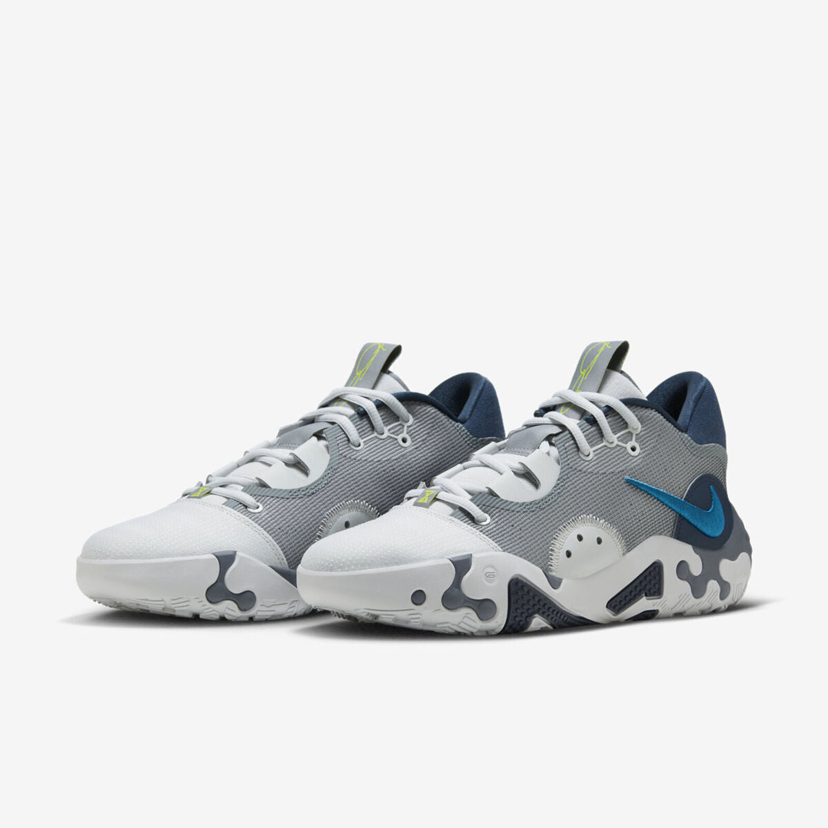 Nike PG6 grey navy volt shoes
