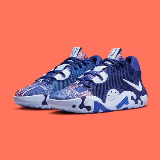 Nike PG6 Blue Paisley shoes