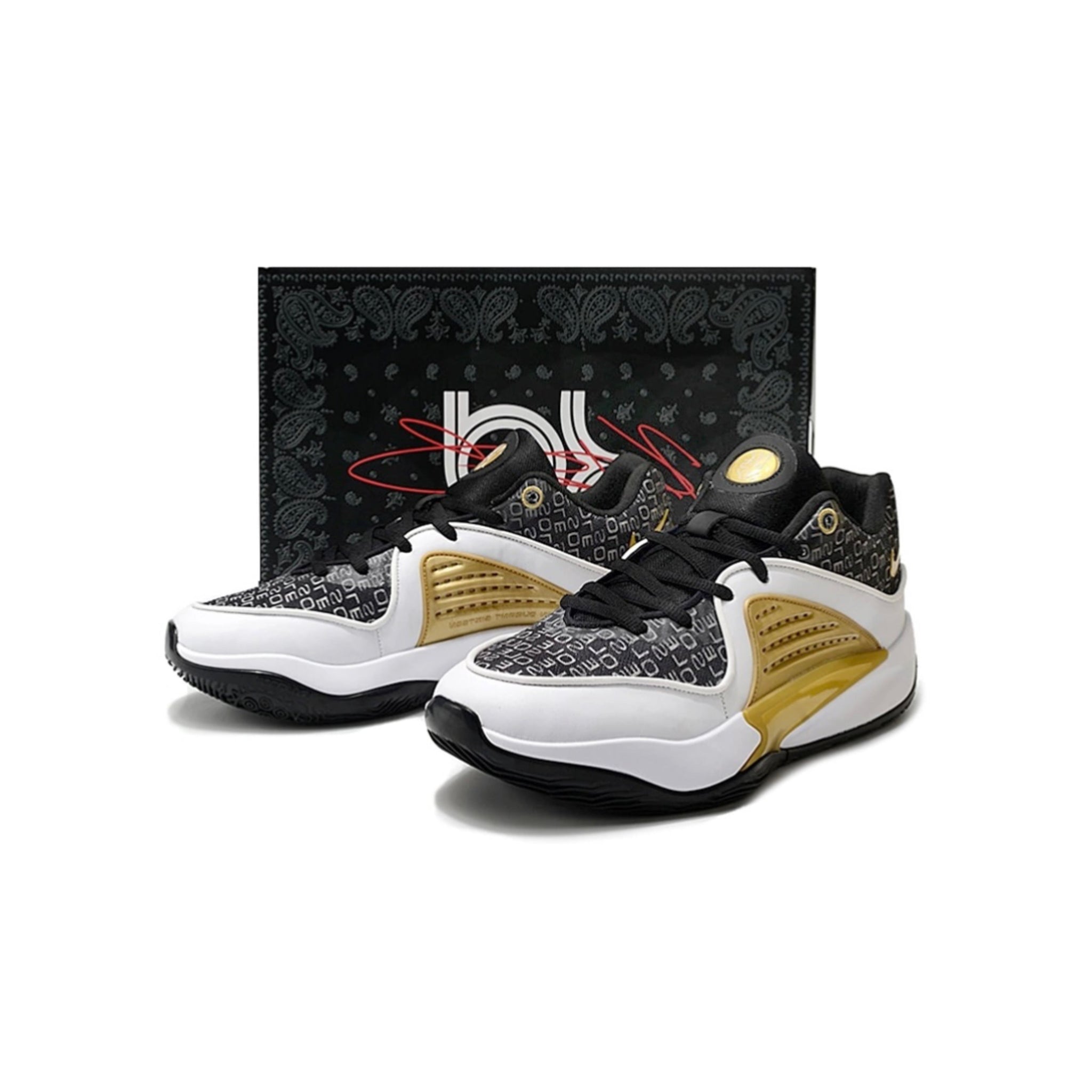 Nike KD 16 black/white-gold