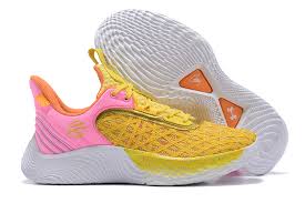 Under Armour Curry 9 generation yellow & Pink
