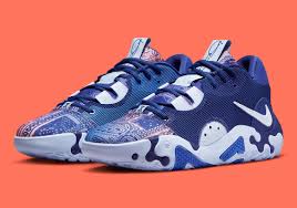 Nike PG6 Blue Paisley shoes