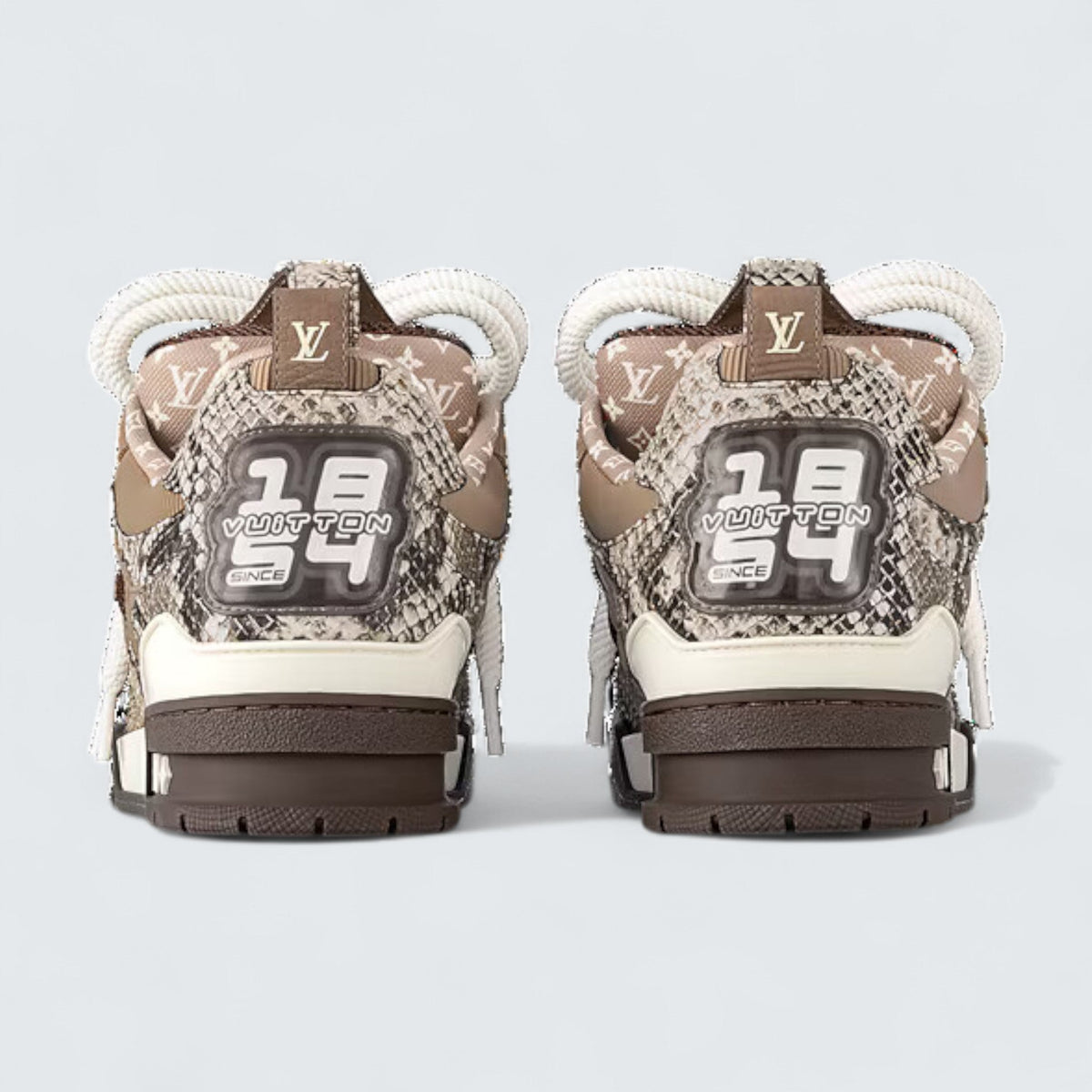 LV Skate Sneaker 'Brown/White'