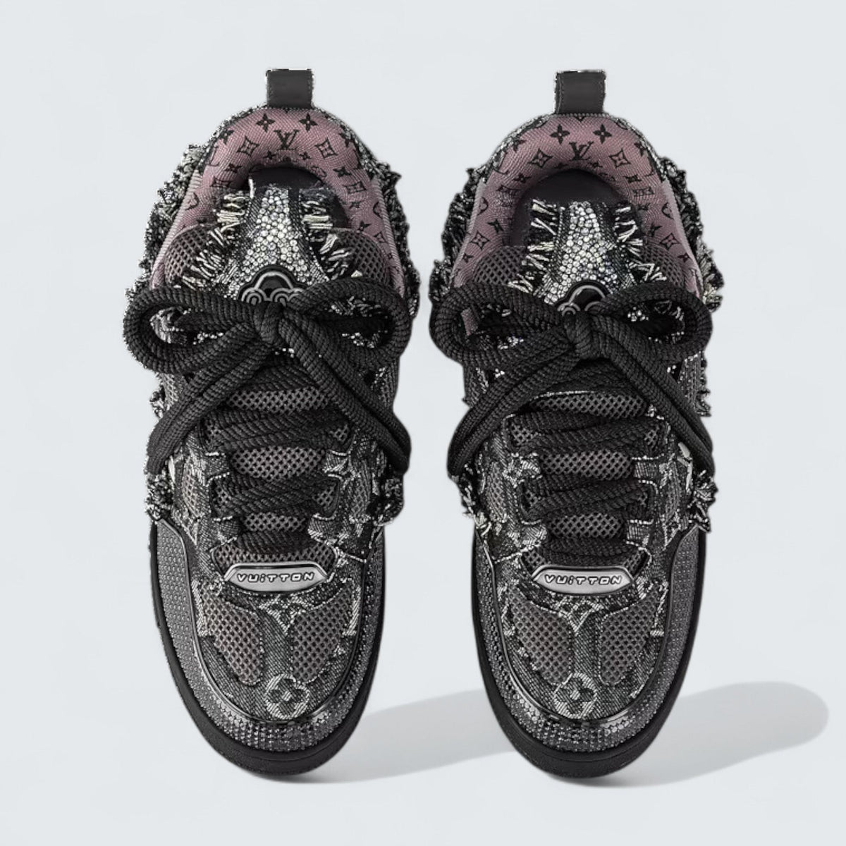LV Skate Sneaker ‘Black Sparkle’