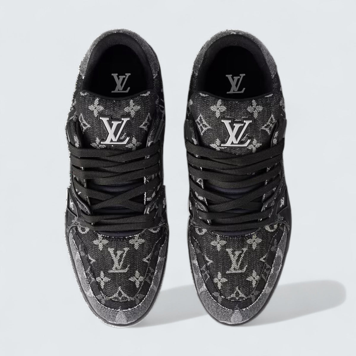 LV Trainer Sneaker 'Black Monogram Denim'