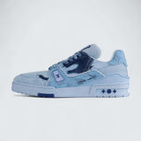 LV Trainer Sneaker 'Blue Monogram Denim'