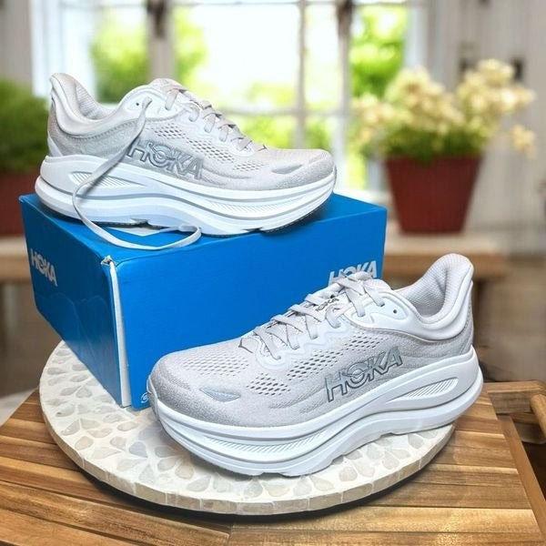HOKA ONE ONE Bondi 9 Supportive Max Cushioned Road Running Shoes Women 9.5 Wide