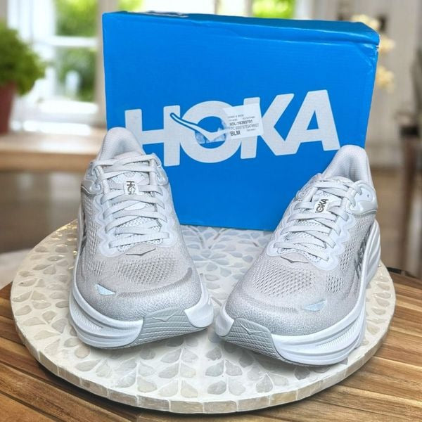 HOKA ONE ONE Bondi 9 Supportive Max Cushioned Road Running Shoes Women 9.5 Wide