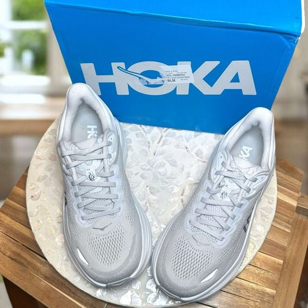 HOKA ONE ONE Bondi 9 Supportive Max Cushioned Road Running Shoes Women 9.5 Wide
