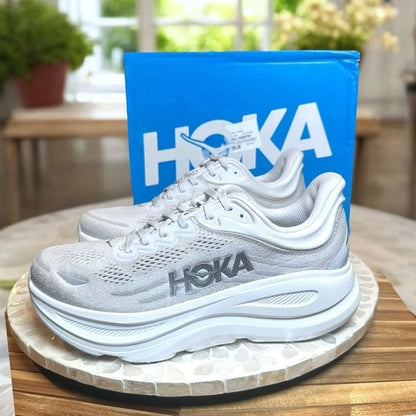 HOKA ONE ONE Bondi 9 Supportive Max Cushioned Road Running Shoes Women 9.5 Wide