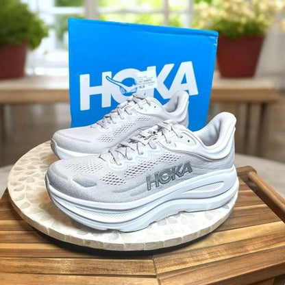 HOKA ONE ONE Bondi 9 Supportive Max Cushioned Road Running Shoes Women 9.5 Wide