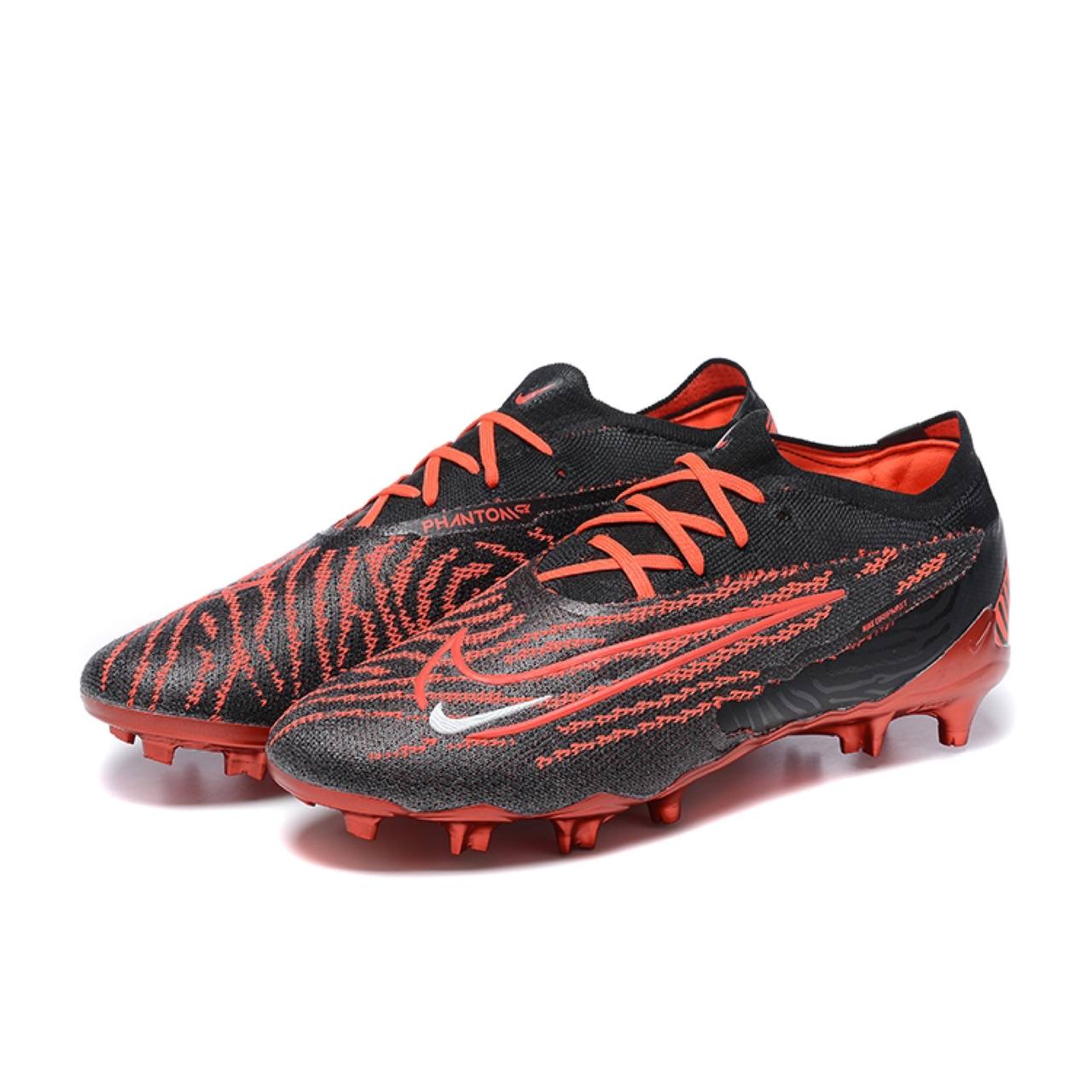 nike phantom gx  fg (black red)