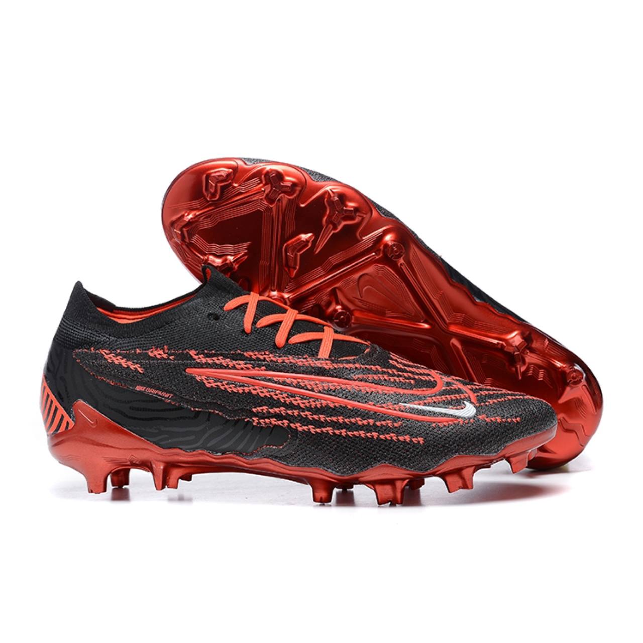 nike phantom gx  fg (black red)