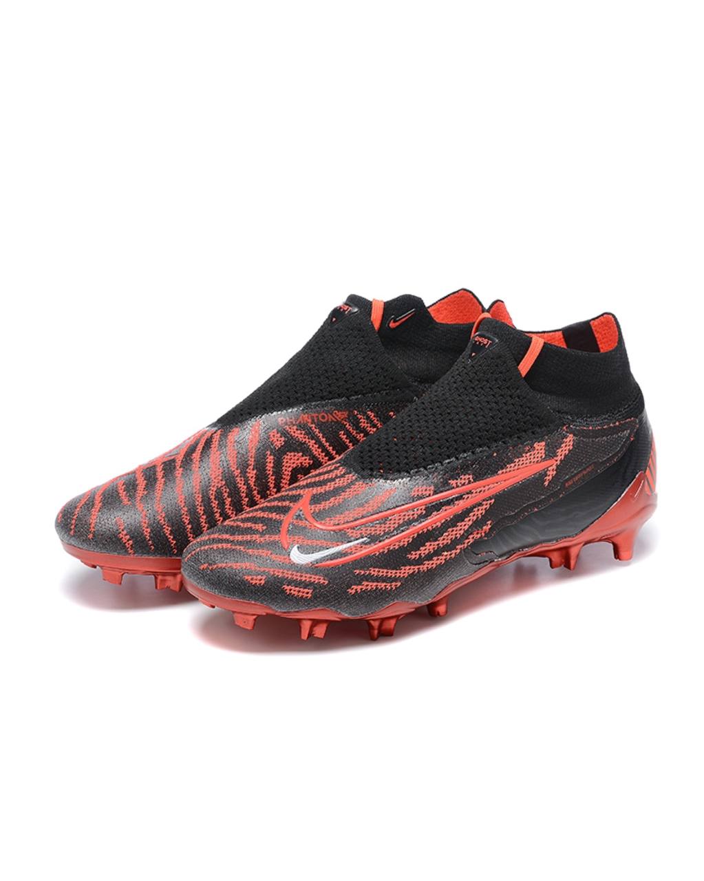 nike phantom gx  fg (black red)