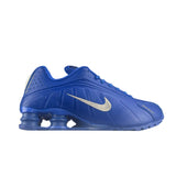 Nike Shox R4 Racer Blue and Metallic Silver