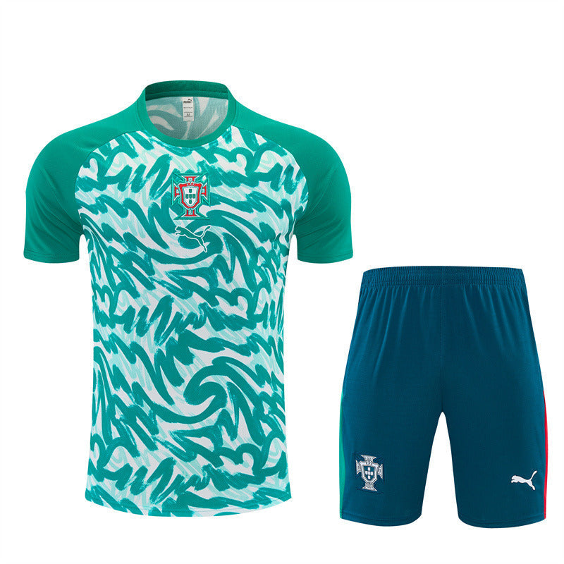Portugal 26/27 Training Set - Green & White (Camo)