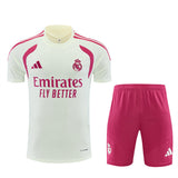 Real Madrid 26/27 Training Set - Beige (Rose Shorts)