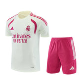 Real Madrid 26/27 Training Set - Beige (Rose Shorts)